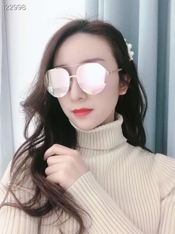 DIOR-迪奧 2019新款 男女情侶款太陽鏡 多邊形墨鏡 5252  lly1249